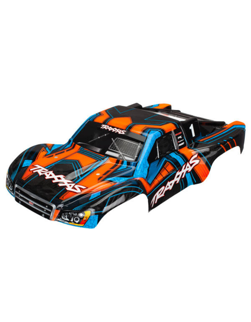 TRAXXAS TRA6844-ORNG BODY SLASH 4X4 ORNG/BLUE CLIPLESS