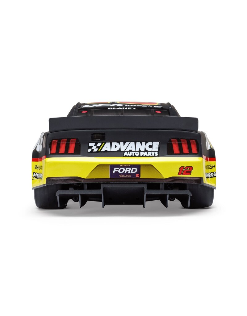 LOSI LOS1122512 1/12 NASCAR RC RACECAR RYAN BLANEY NO. 12 ADVANCE AUTO 2025 FORD MUSTANG 2S AWD RTR BRUSHED ON-ROAD (BATTERY & CHARGER INCLUDED)