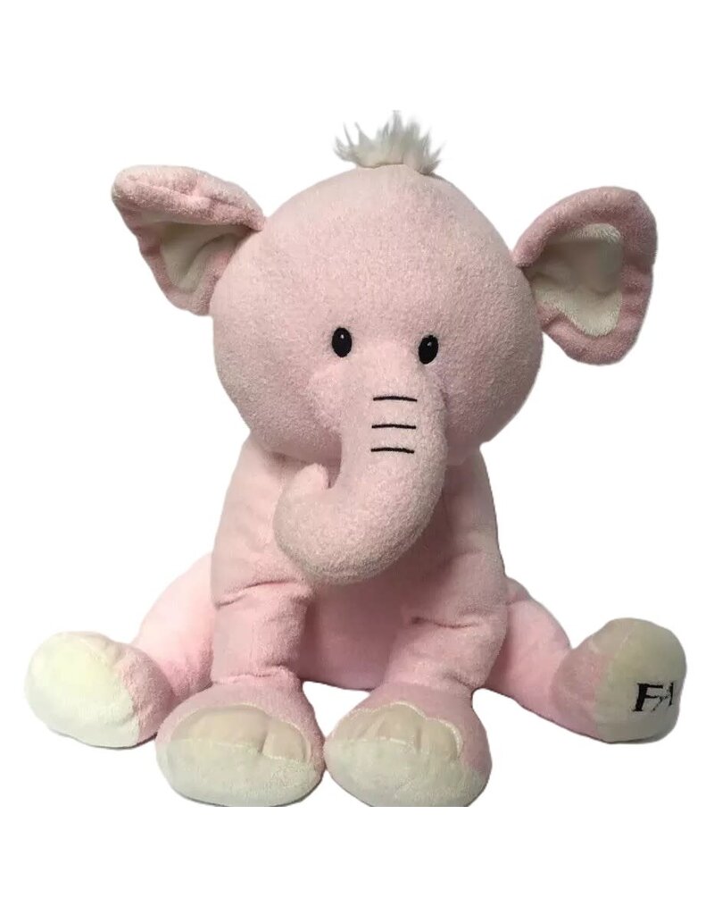 FAO SCHWARZ 5F61F92 ELEPHANT PINK 19"