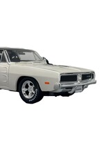 MAISTO MAISTO 32612 S.E. 1/18 SCALE DIECAST 1969 DODGE CHARGER R/T: SILVER