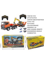 HUINA HUN11319 1/24 RC TRAILER AND EXCAVATOR