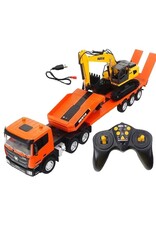 HUINA HUN11319 1/24 RC TRAILER AND EXCAVATOR