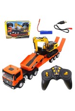 HUINA HUN11319 1/24 RC TRAILER AND EXCAVATOR