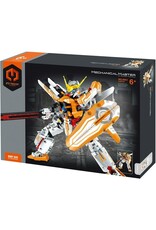 IMXIMM6821 MECHA BUILDING BLOCK SET ORANGE 833PCS