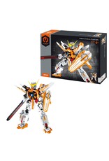 IMXIMM6821 MECHA BUILDING BLOCK SET ORANGE 833PCS