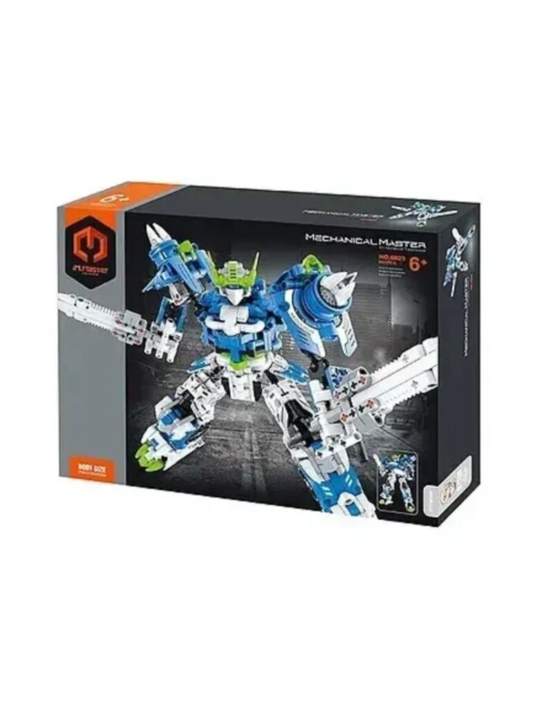 IMXIMM6823 MECHA BUILDING BLOCK SET BLUE 941PCS