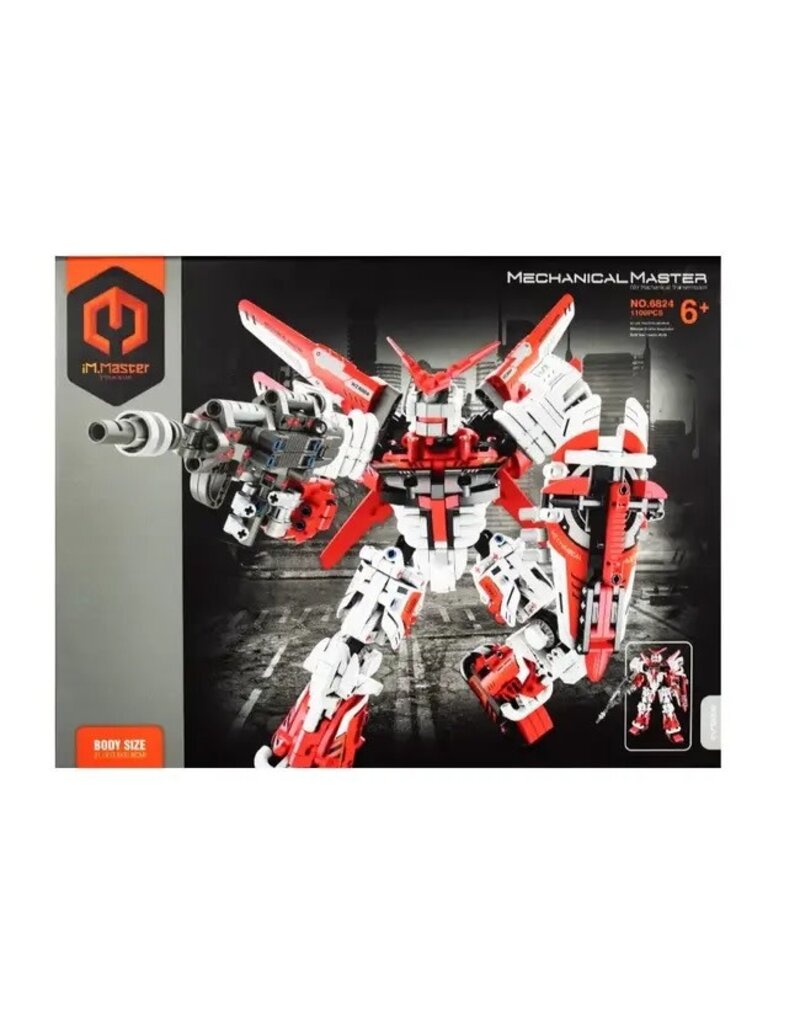IMXIMM6824 MECHA BUILDING BLOCK SET RED