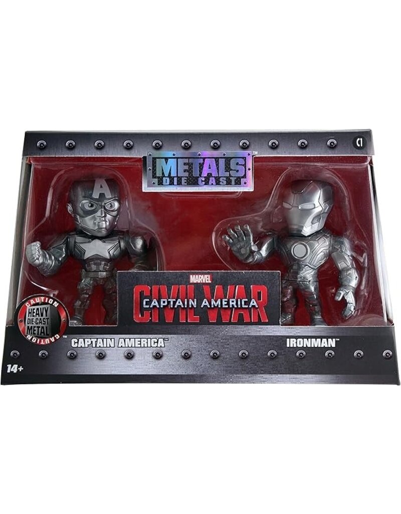 JADA METAL DIE CAST CAPTAIN AMERICA & IRON MAN