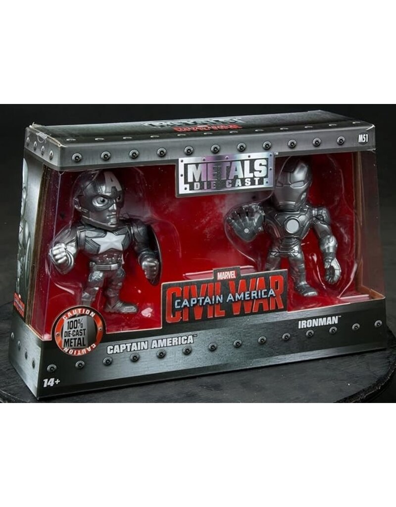 JADA METAL DIE CAST CAPTAIN AMERICA & IRON MAN