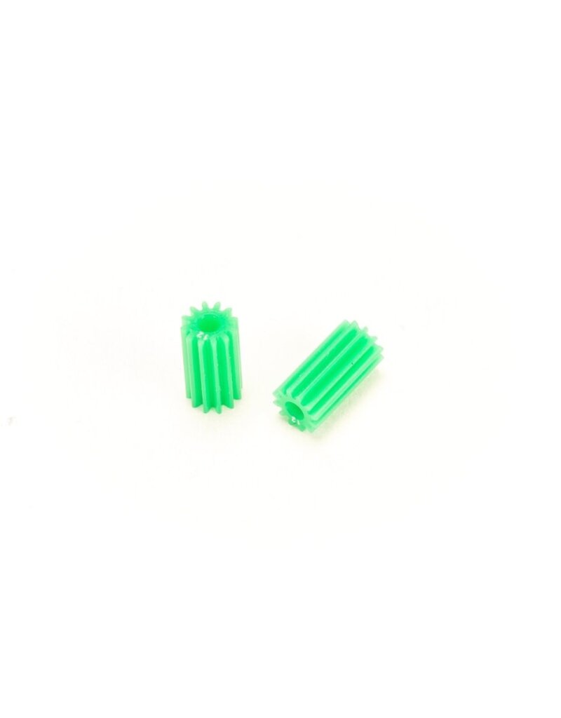 PN RACING PN MR2712WC PNWC MACHINE CUT DELRIN 64P 12T LONG PINION GEAR: GREEN (2)