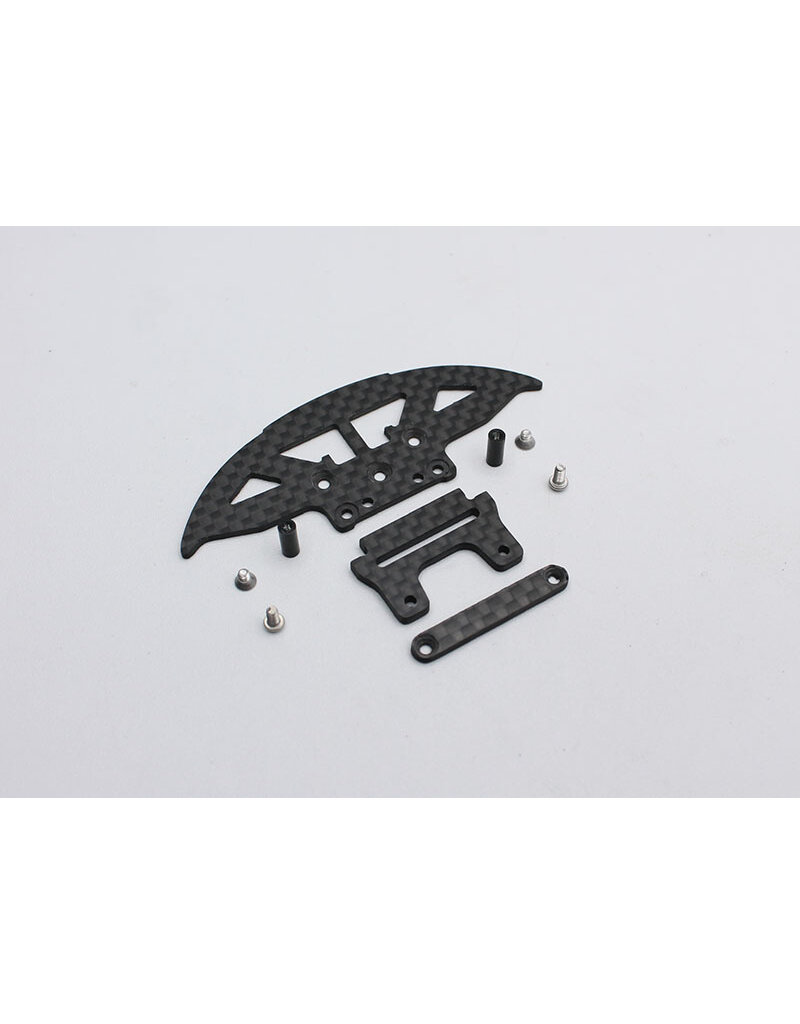 REFLEX RACING REFRX546 PN RACING C9 CARBON FIBER BUMPER AND CLIP SET