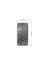 LOUISE LOULT3279SB  ST-UPHILL 1/16 STADIUM TRUCK TIRES, 12MM HEX, SOFT, MOUNTED ON BLACK SPOKE RIM, FRONT/REAR (2)