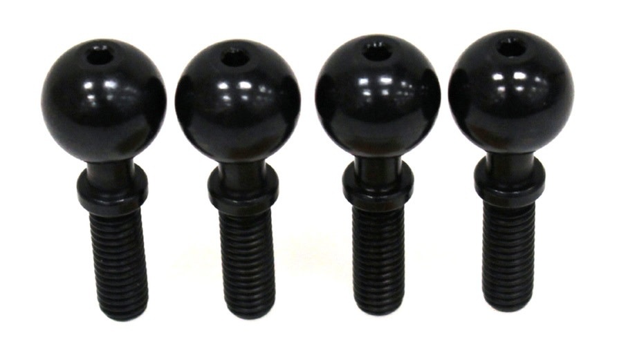 COR00180-123-1 PIVOT BALL, STEEL - CONICAL SHAFT - 4PCS