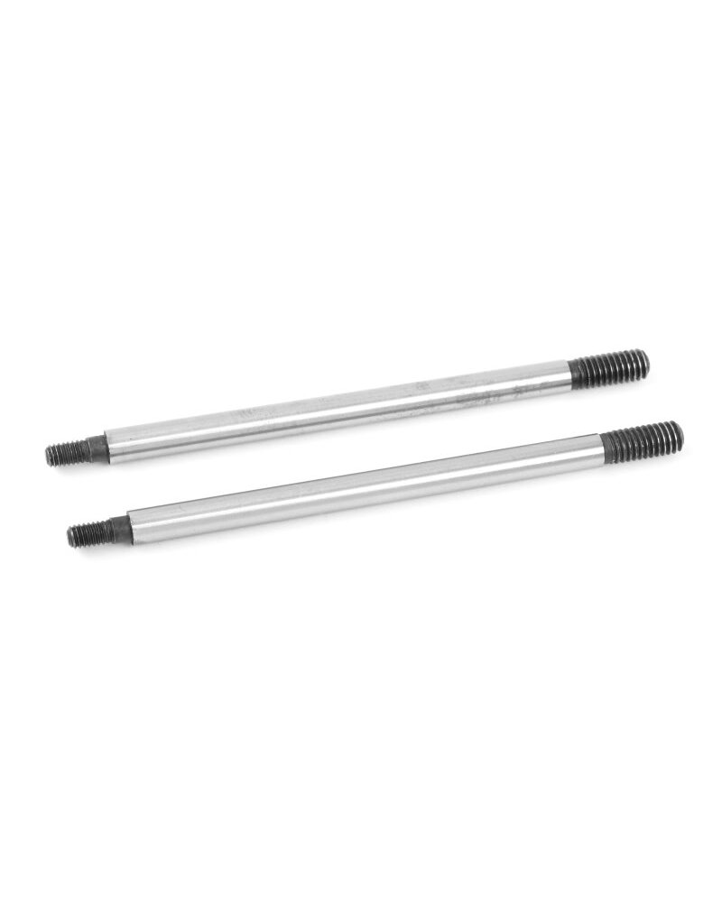 TEAM CORALLY COR00180-166 SHOCK SHAFT - 61MM - FRONT - STEEL - 2 PCS: DEMENTOR, KRONOS, SHOGUN, KAGAMA