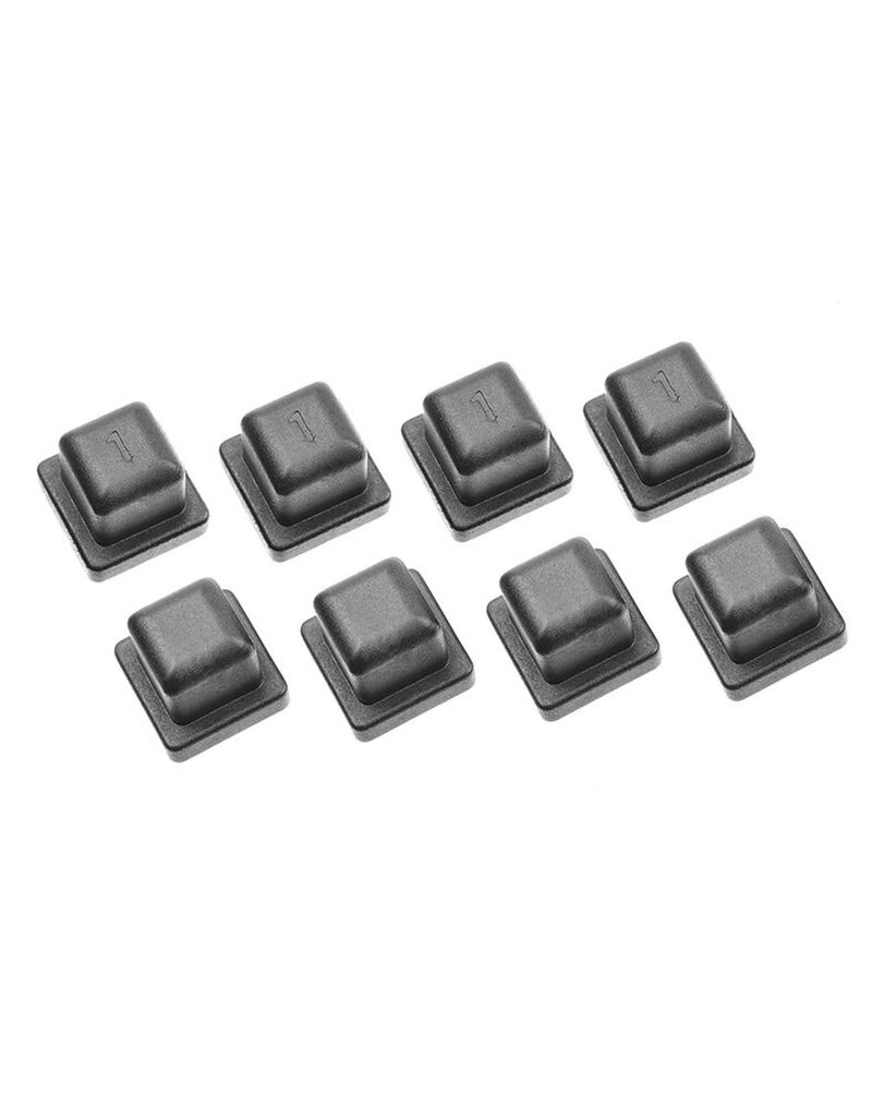 TEAM CORALLY COR00180-907 COMPOSITE ARM HOLDER INSERTS (8 PCS), FOR KAGAMA