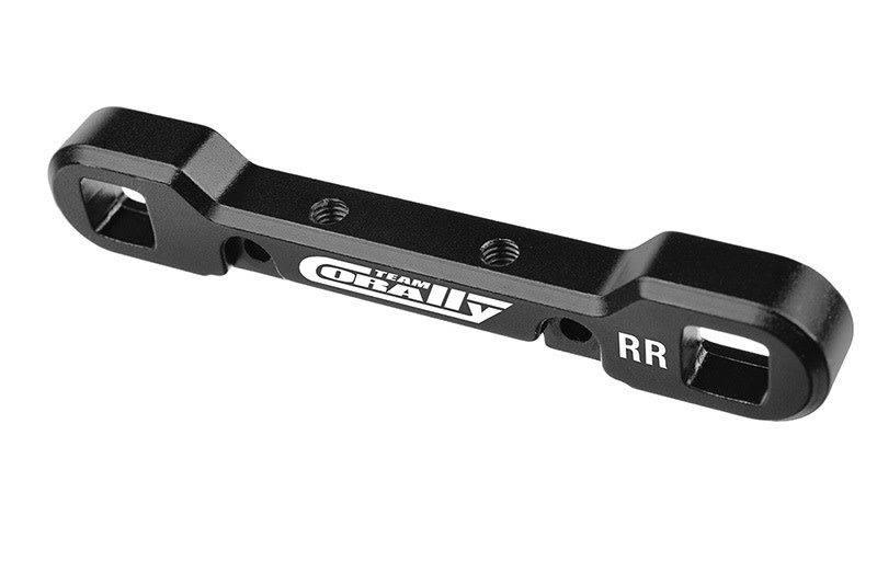 COR00180-873 SUSPENSION ARM MOUNT HD, REAR-REAR, 8MM, ALUMINUM, BLACK, FOR KAGAMA