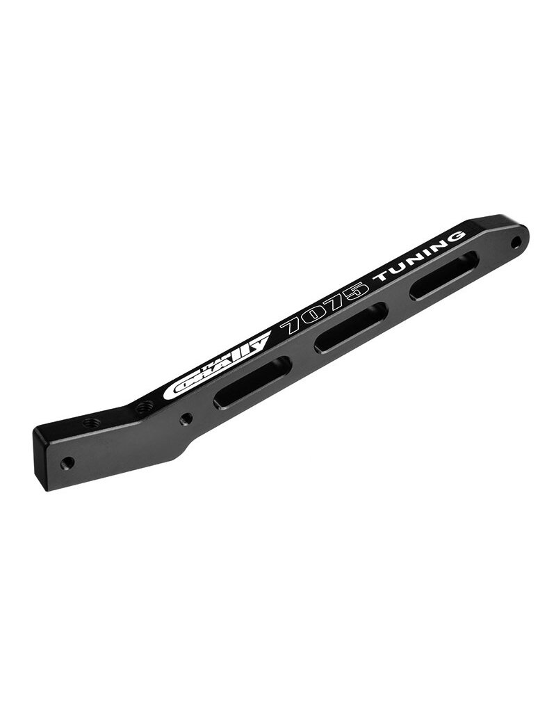 TEAM CORALLY COR00180-396-2 CHASSIS BRACE V2 - REAR - SWISS MADE 7075 T6 - HARD ANODIZED - BLACK