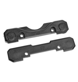 TEAM CORALLY COR00180-977 SUSPENSION ARM MOUNT COVERS, FRONT, COMPOSITE, 1 SET,