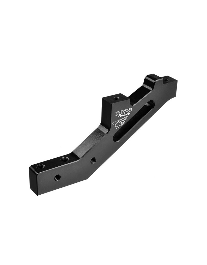 TEAM CORALLY COR00180-387-2 HARD ANODIZED FRONT CHASSIS BRACE V2, SWISS MADE 7075 T6 FOR DEMENTOR, SHOGUN, KRONOS, PYTHON - 1PC