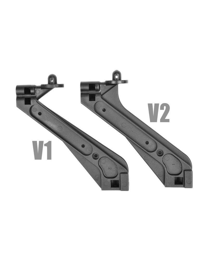 TEAM CORALLY COR00180-105-2 CORALLY SHOCK TOWER BRACE - V2 BODY MOUNT - REAR COMPOSITE 2PCS: KRONOS, SHOGUN, KAGAMA