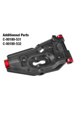 TEAM CORALLY COR00180-859 SUSPENSION ARM HDA-3 , LOWER, FRONT- COMPOSITE FOR ASUGA