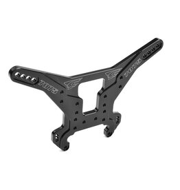 TEAM CORALLY COR00180-421 SHOCK TOWER - MTS - SWISS MADE 7075 T6 - 5MM - HARD ANODIZED - BLACK