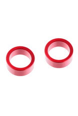 TEAM CORALLY COR00180-531 CORALLY HDA SUSPENSION ARM INSERT, INNER, ALUMINUM, RED (2PCS), KAGAMA