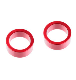 TEAM CORALLY COR00180-531 HDA SUSPENSION ARM INSERT, INNER, ALUMINUM, RED (2PCS), KAGAMA
