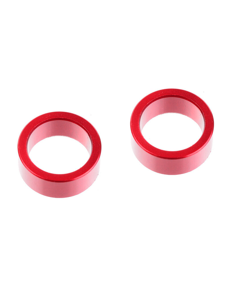 TEAM CORALLY COR00180-531 HDA SUSPENSION ARM INSERT, INNER, ALUMINUM, RED (2PCS), KAGAMA