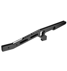 TEAM CORALLY COR00180-397-2 CORALLY CHASSIS BRACE V2 - REAR - SWISS MADE 7075 T6 - HARD ANODIZED - BLACK