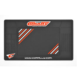 TEAM CORALLY COR90280 TEAM CORALLY RUBBER PIT MAT