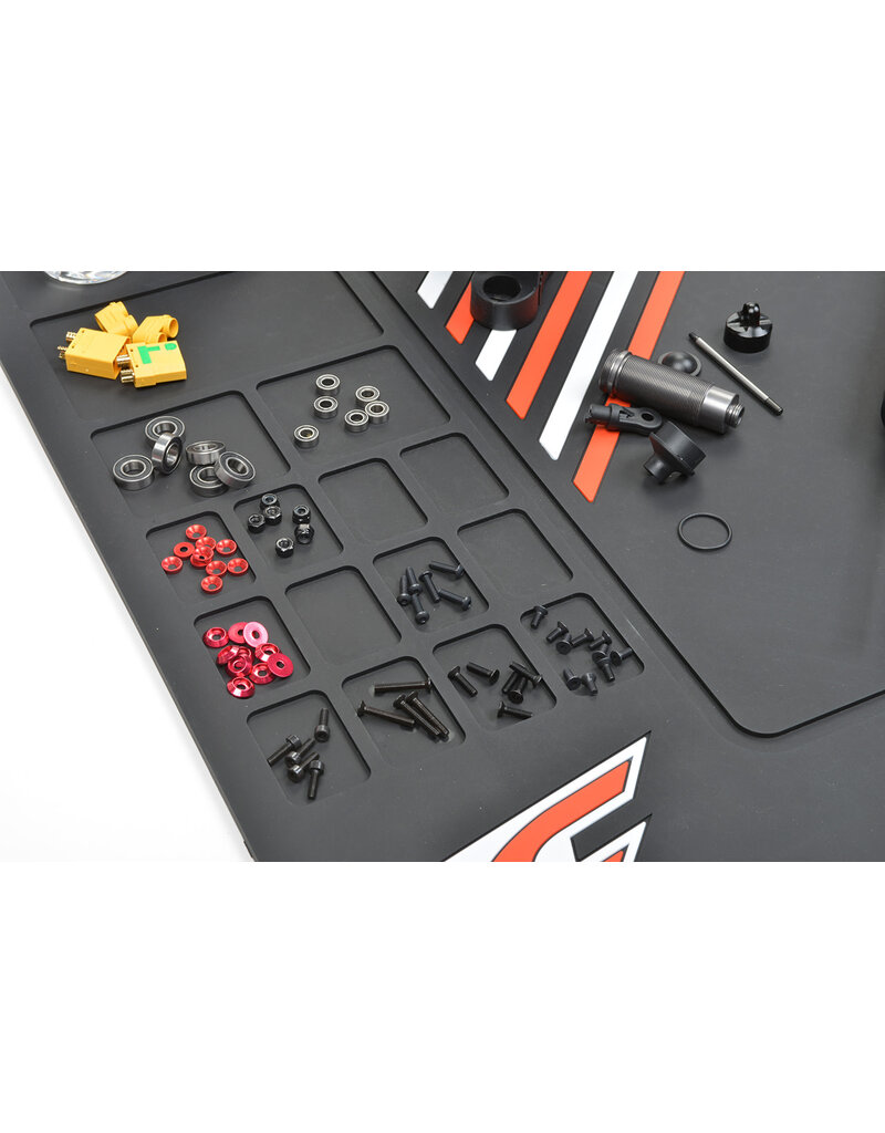 TEAM CORALLY COR90280 TEAM CORALLY RUBBER PIT MAT