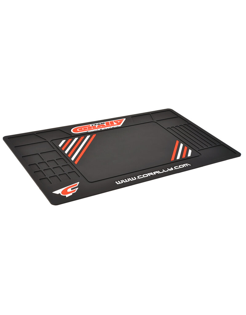 TEAM CORALLY COR90280 TEAM CORALLY RUBBER PIT MAT