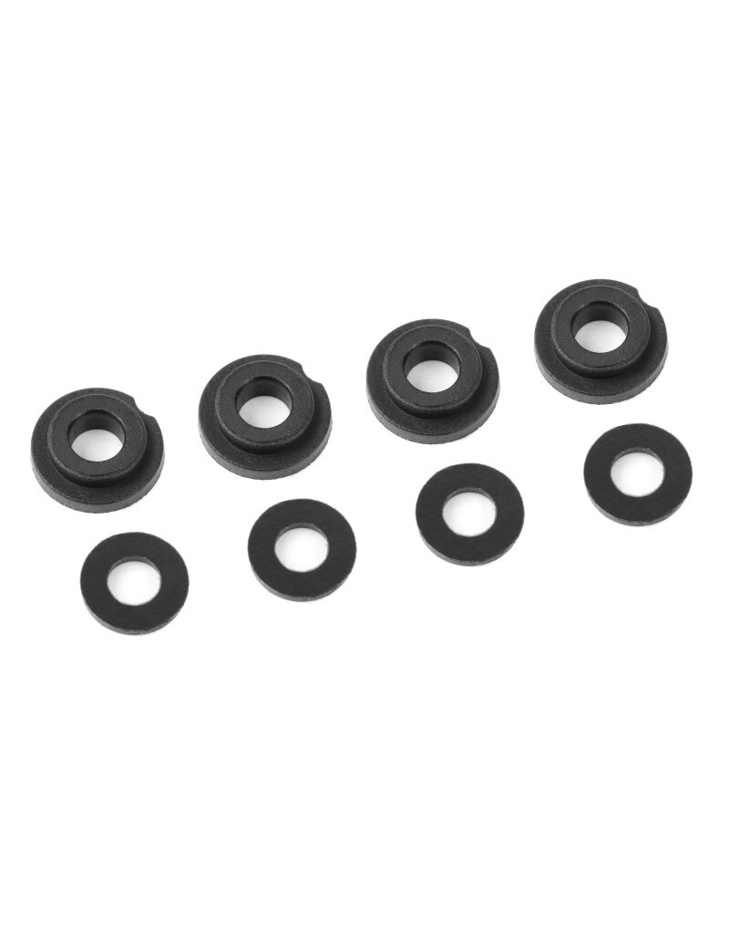TEAM CORALLY COR00180-078 SHOCK BODY INSERT - WASHER - COMPOSITE - 1 SET (4+4PCS): DEMENTOR, KRONOS, PYTHON, SHOGUN, KAGAMA