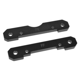 TEAM CORALLY COR00180-973 CORALLY SUSPENSION ARM MOUNT, XB, FRONT, 4MM ALUMINUM, 1 SET, FOR SPARK