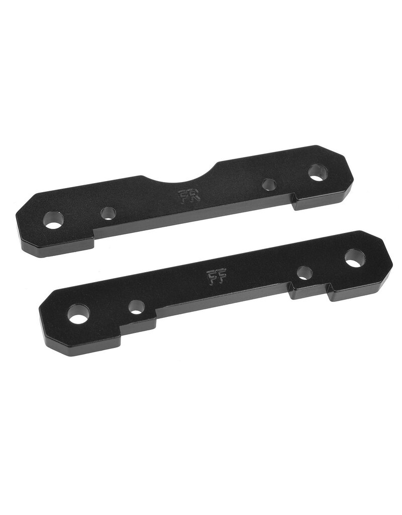 TEAM CORALLY COR00180-973 SUSPENSION ARM MOUNT, XB, FRONT, 4MM ALUMINUM, 1 SET, FOR SPARK