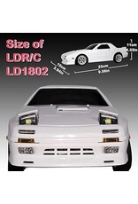 IMEX LD11802W 1/18 DRIFT CAR FC3 RX-7 RWD WHITE