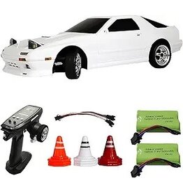 IMEX LD11802W 1/18 DRIFT CAR FC3 RX-7 RWD WHITE