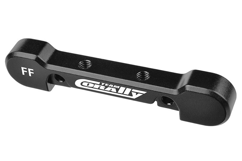 COR00180-874 SUSPENSION ARM MOUNT HD, FRONT-FRONT, 8MM, ALUMINUM, BLACK, FOR KAGAMA