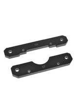 TEAM CORALLY COR00180-975 SUSPENSION ARM MOUNT, XB, REAR 4MM ALUMINUM, 1 SET, FOR SPARK & KAGAMA 4