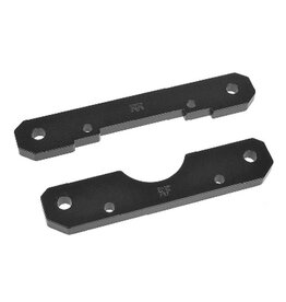 TEAM CORALLY COR00180-975 SUSPENSION ARM MOUNT, XB, REAR 4MM ALUMINUM, 1 SET, FOR SPARK & KAGAMA 4