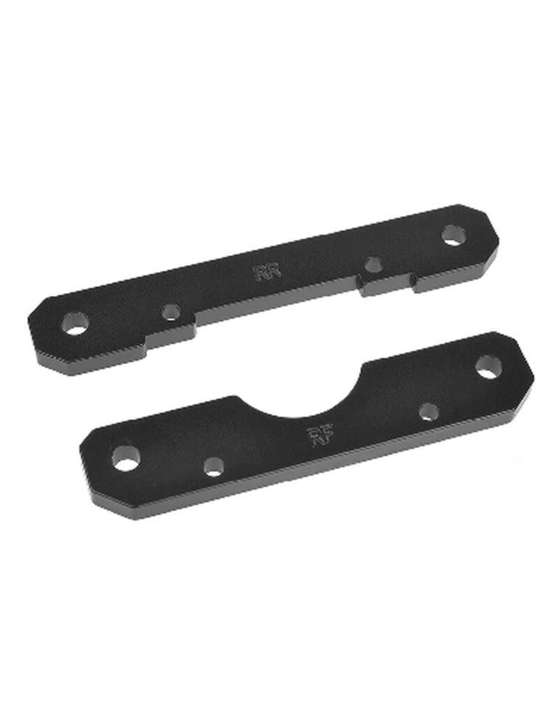 TEAM CORALLY COR00180-975 SUSPENSION ARM MOUNT, XB, REAR 4MM ALUMINUM, 1 SET, FOR SPARK & KAGAMA 4