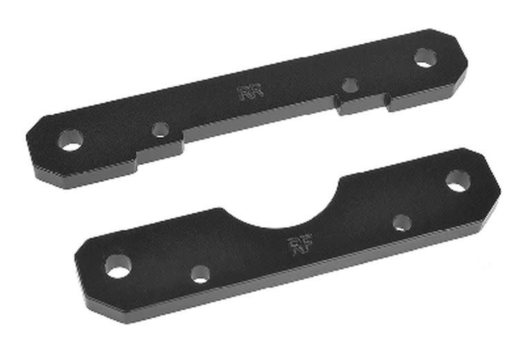 COR00180-975 SUSPENSION ARM MOUNT, XB, REAR 4MM ALUMINUM, 1 SET, FOR SPARK & KAGAMA 4