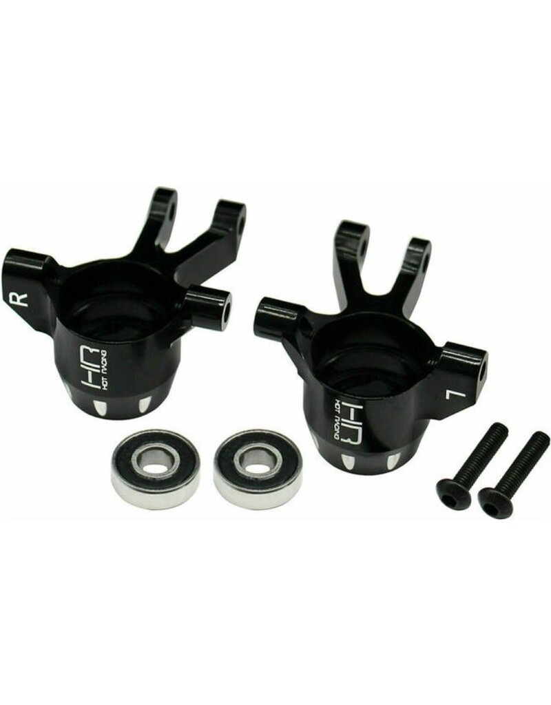 HOT RACING HRAMMX21M01 ALUMINUM STEERING BLOCKS HD BEARINGS FOR TRAXXAS MINI MAXX