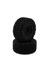 METHOD RC MTD1025V2 TERRAFORM V2 BELTED 1/8 MONSTER TRUCK PRE-MOUNTED TIRES W/17MM HEX & ARRAY WHEELS (BLACK) (2)