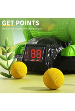 NO BRAND MG4016 DINOSAUR SHOOTING GAME ELECTRONIC SCOREBOARD TWO GUNS DUEL 24 FOAM BULLETS