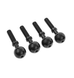 TEAM CORALLY COR00180-123 CORALLY PIVOT BALL, STEEL, 4 PCS FOR DEMENTOR, KRONOS, PYTHON, SHOGUN, KAGAMA