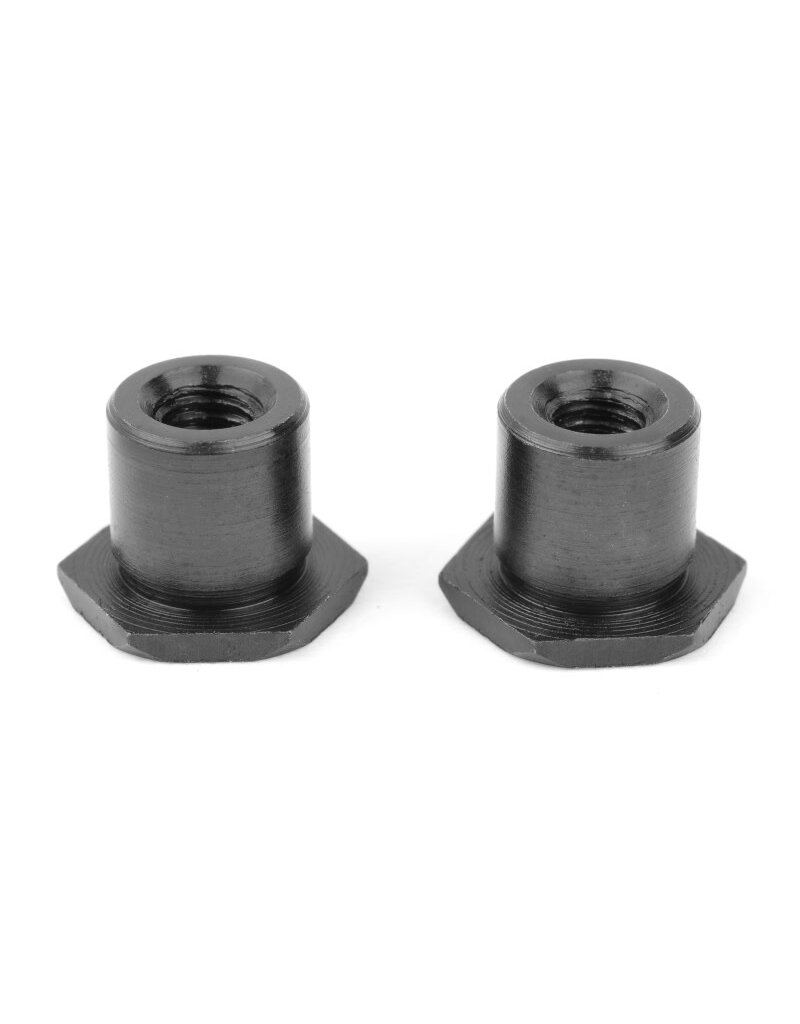 TEAM CORALLY COR00180-206 CORALLY STEERING RACK BUSHING, STEEL, 2 PCS FOR DEMENTOR, KRONOS, PYTHON, SHOGUN, KAGAMA