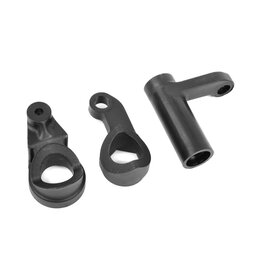 TEAM CORALLY COR00180-036 CORALLY STEERING BELLCRANK - PARTS A-B-C - COMPOSITE - 1 SET: DEMENTOR, KRONOS, PYTHON, SHOGUN, KAGAMA