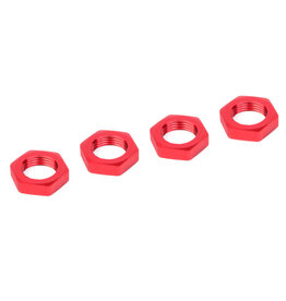 TEAM CORALLY COR00180-230 WHEEL NUT, ALUMINUM, RIBBED, 4 PCS FOR DEMENTOR, KRONOS, PYTHON, SHOGUN, KAGAMA